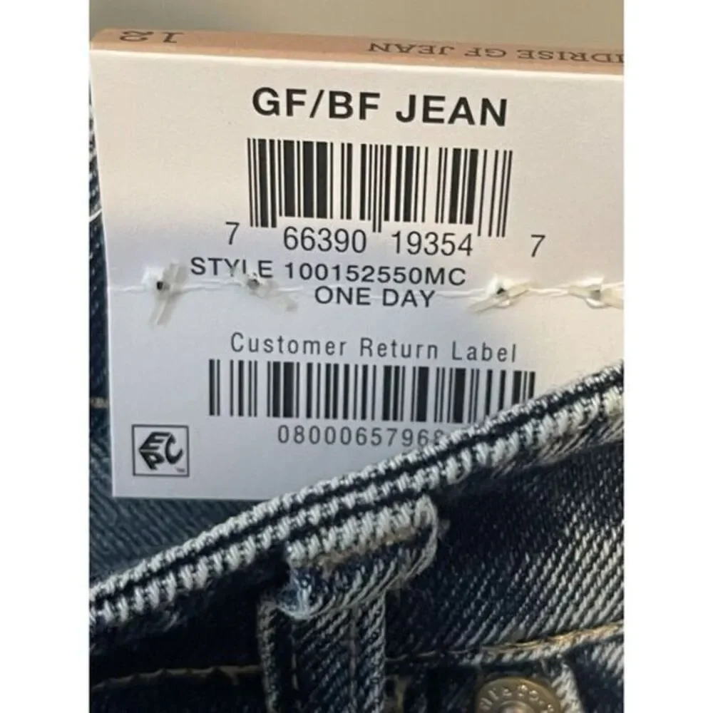 Women's Style & Co Womens Curvy Girlfriend Mid Rise‎ Jeans Sz 12
